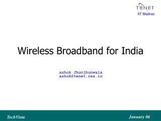 Wireless Broadband for India