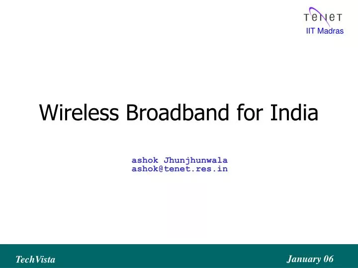 wireless broadband for india