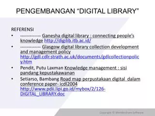 pengembangan digital library