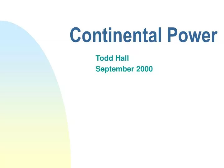 continental power