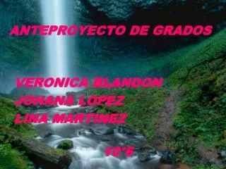 anteproyecto de grados