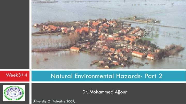 natural environmental hazards part 2 dr mohammed ajjour