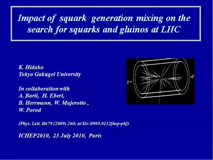 impact of squark generation mixing on the search for squarks and gluinos at lhc