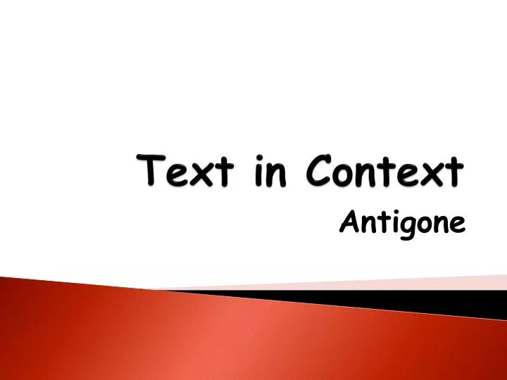 text in context