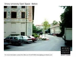 Emory University Open Space - Before