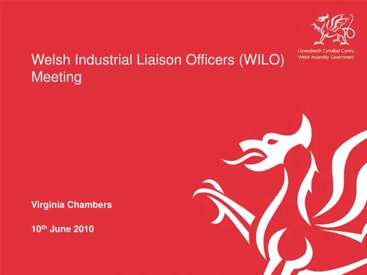 welsh industrial liaison officers wilo meeting