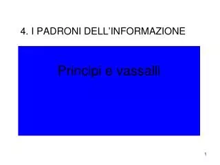 4 i padroni dell informazione