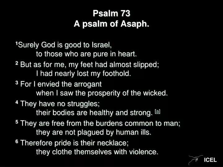 psalm 73 a psalm of asaph