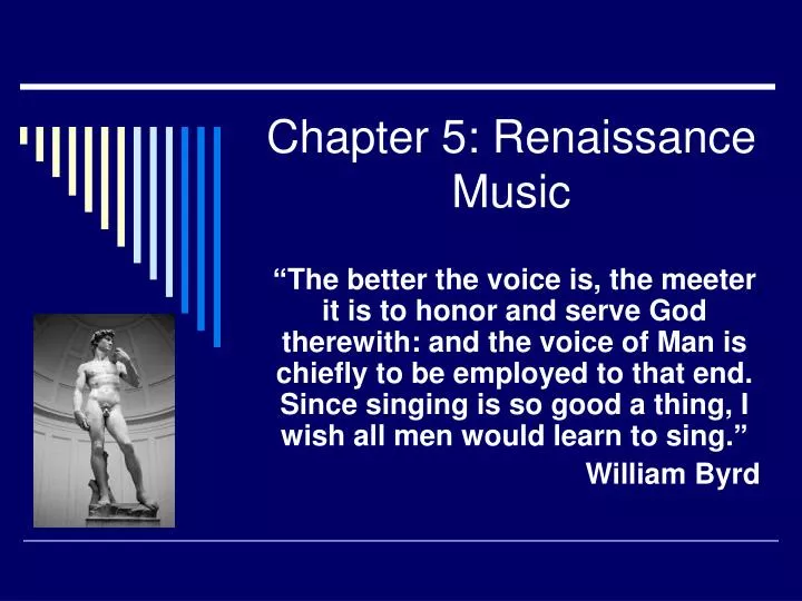 chapter 5 renaissance music