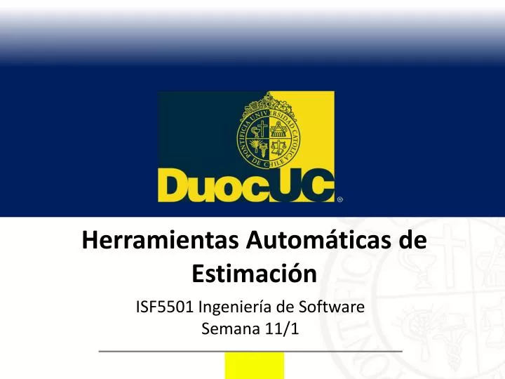 herramientas autom ticas de estimaci n