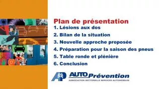 plan de pr sentation