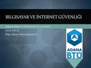 bilgisayar ve nternet g venli i