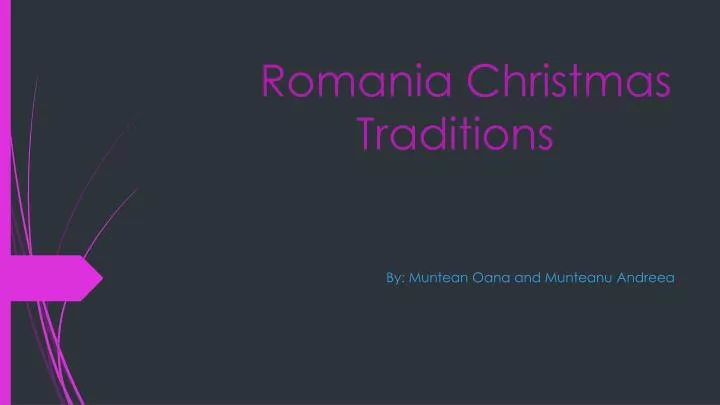 romania christmas traditions