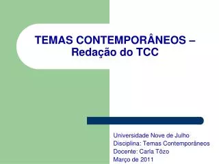 temas contempor neos reda o do tcc