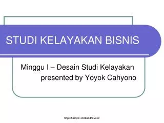 PPT - STUDI KELAYAKAN BISNIS PowerPoint Presentation, Free Download ...