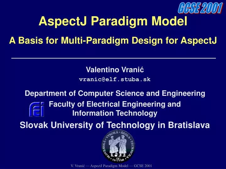 aspectj paradigm model a basis for multi paradigm design for aspectj