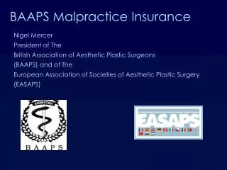 BAAPS Malpractice Insurance