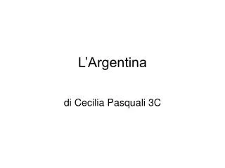 l argentina