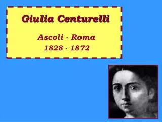 giulia centurelli