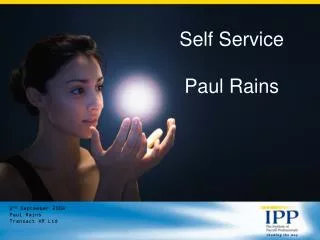 Self Service Paul Rains