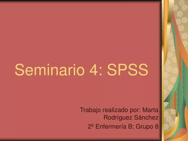 seminario 4 spss