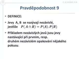 pravd podobnost 9