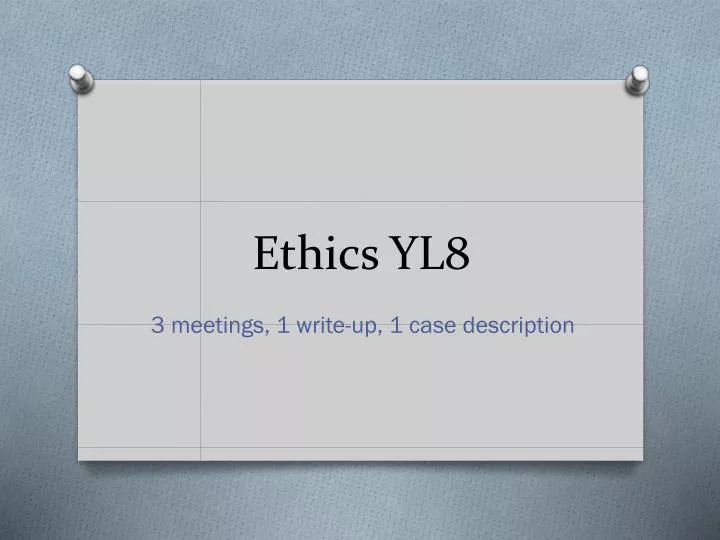 ethics yl8