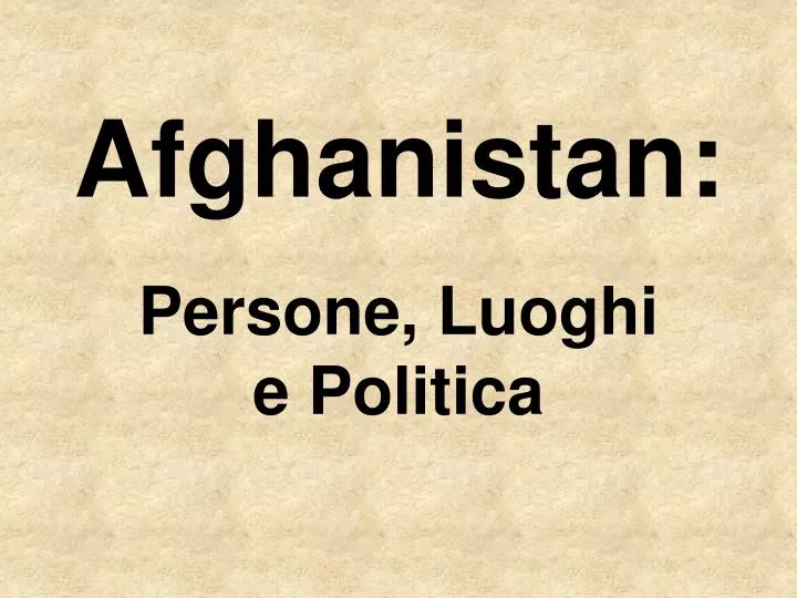 afghanistan