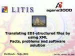 Optimizing EDI Translations with XML Solutions: Challenges and Innovations - slide 1