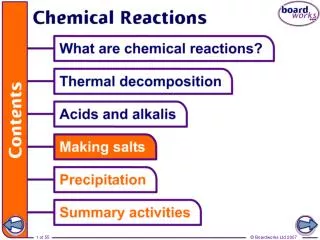 How are salts made and named?