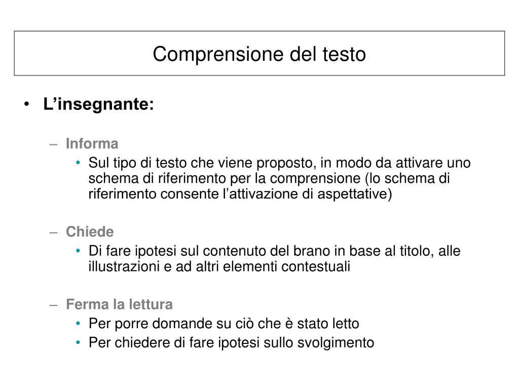 Esercitazioni Comprensione Del Testo Francese B1 Pdf PPT - Comprensione del testo PowerPoint Presentation, free download