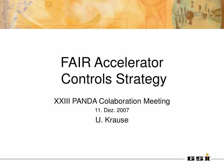 fair accelerator controls strategy