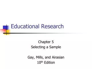 Educational Research