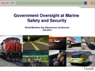 Government Oversight at Marine Safety and Security