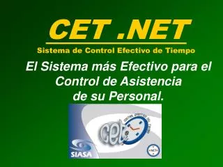 cet net sistema de control efectivo de tiempo