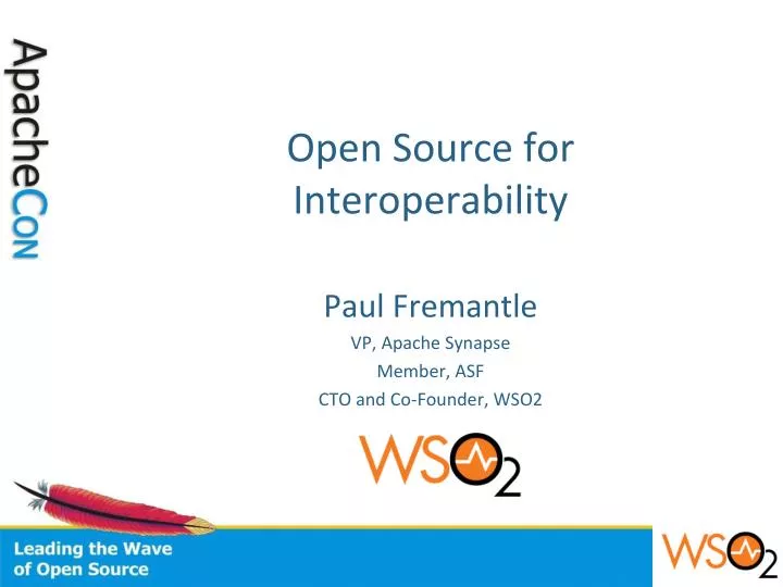 open source for interoperability