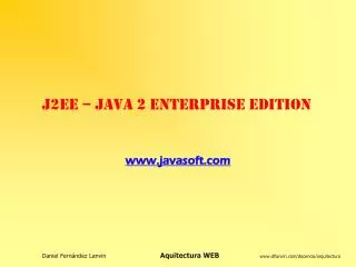 j2ee java 2 enterprise edition