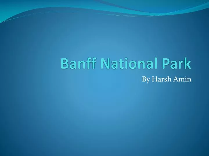 banff national park