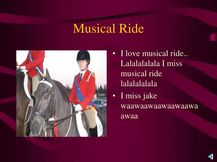 musical ride