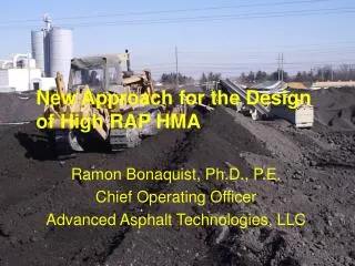 New Approach for the Design of High RAP HMA
