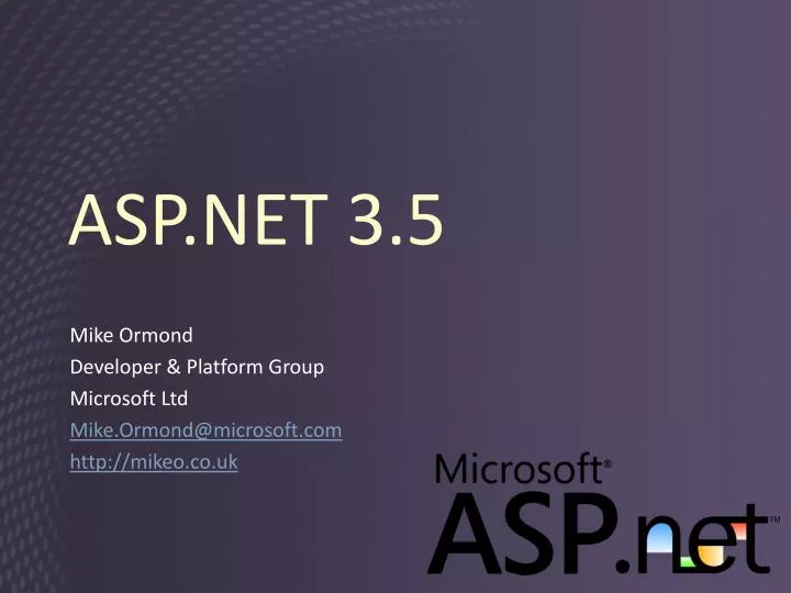 asp net 3 5