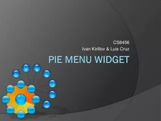 Pie Menu Widget