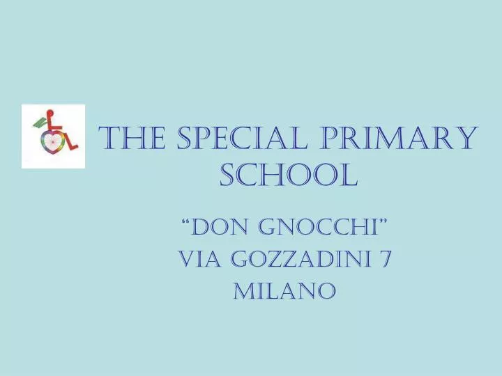 the special primary school
