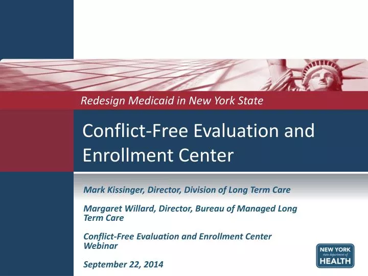 conflict free evaluation and enrollment center