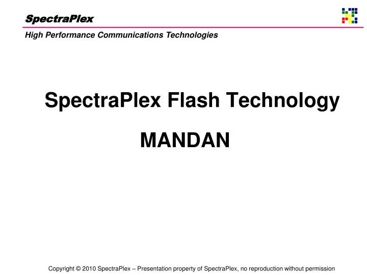 spectraplex flash technology