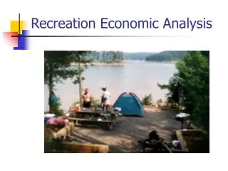 Recreation Economic Analysis