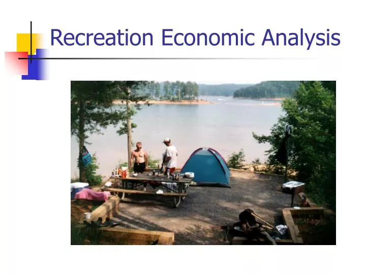recreation economic analysis