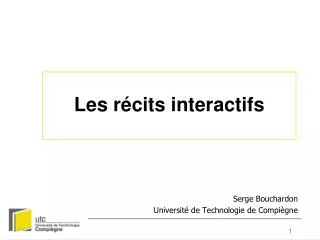 les r cits interactifs