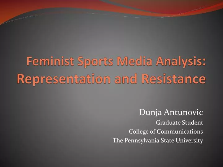 feminist sports media analysis representation and resistance