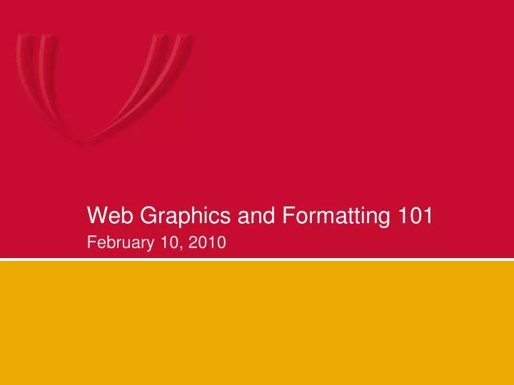 web graphics and formatting 101
